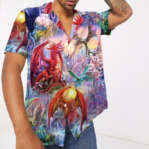 Gearhuman 3D Dragon Hawaii Shirt 5 Gearhuman 3D Dragon Hawaii Shirt ZZ0507214 Short Sleeve Shirt