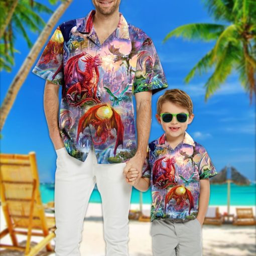 Gearhuman 3D Dragon Hawaii Shirt 10 Gearhuman 3D Dragon Hawaii Shirt ZZ0507214 Short Sleeve Shirt
