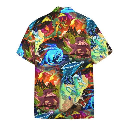 Gearhuman 3D Dragon Hawaii Shirt ZZ0507215 Short Sleeve Shirt