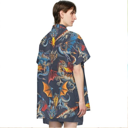 Gearhuman 3D Dragon Hawaii Shirt ZZ0507219 Short Sleeve Shirt
