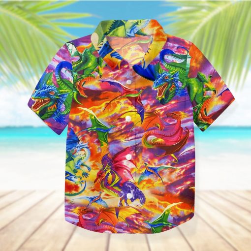 Gearhuman 3D Dragon Kid Hawaii Shirt ZZ05072115 Kid Hawaii Shirt