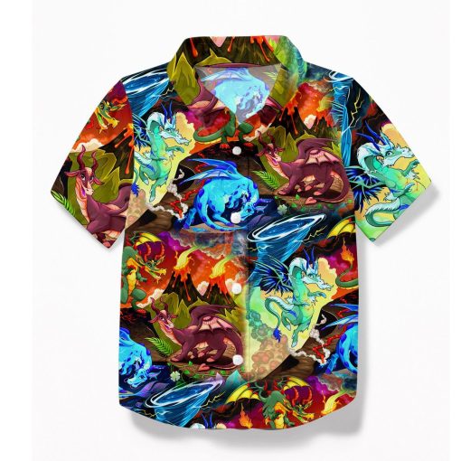 Gearhuman 3D Dragon Kid Hawaii Shirt 1 Gearhuman 3D Dragon Kid Hawaii Shirt ZZ0507217 Kid Hawaii Shirt Kid Hawaii Shirt XS