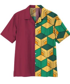 Gearhuman 3D DS Hawaii Shirt ZK0206212 Hawai Shirt Short Sleeve Shirt S 