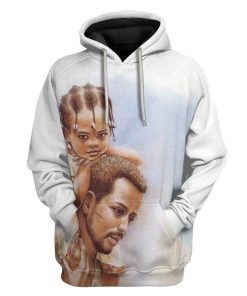 Gearhuman 3D Father And Daughter Custom Hoodie Apparel GW22056 3D Custom Fleece Hoodies Hoodie S