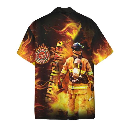 Gearhuman 3D Firefighter Hawaii Shirt ZZ0306214 Hawai Shirt