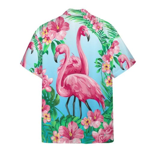 Gearhuman 3D Flamingo Hawaii Shirt GW1805211 Hawai Shirt