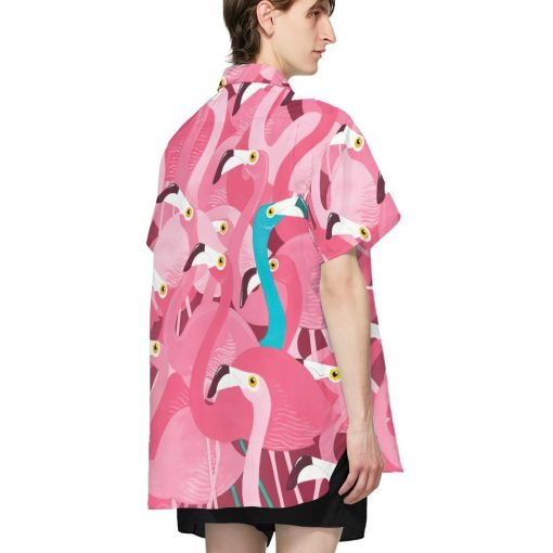 Gearhuman 3D Flamingo Hawaii Shirt ZC0306211 Hawai Shirt