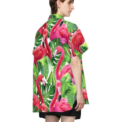 Gearhuman 3D Flamingo Hawaii Shirt ZK0806211 Hawai Shirt