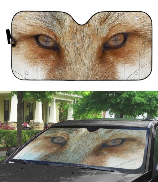 Gearhuman 3D Fox Eyes Sunshade ZK0707214 Auto Sunshade