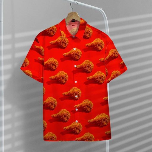 Gearhuman 3D Fried Chicken Hawaii Shirt ZK0806213 Hawai Shirt