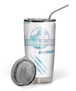 Gearhumans [Best Gift For Father's Day] Gearhuman 3D Fatherhood Custom Name Design Vacuum Insulated Glitter Tumbler GZ09053 Glitter Tumbler 20oz/Glitter