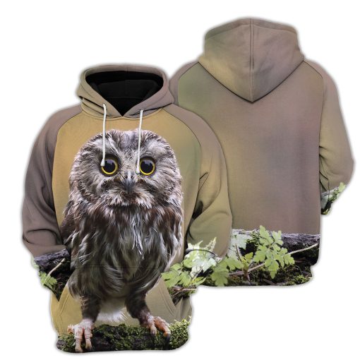 Gearhumans Owl - 3D All Over Printed Shirt