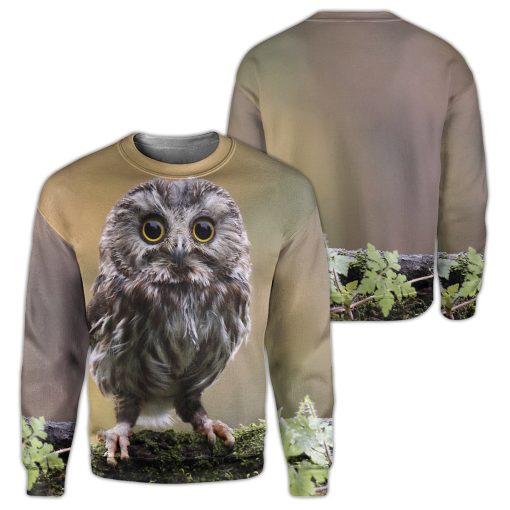 Gearhumans Owl - 3D All Over Printed Shirt