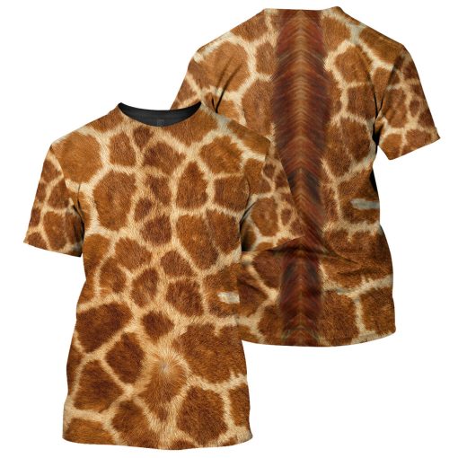 Gearhumans Giraffe - 3D All Over Printed Shirt - Image 3