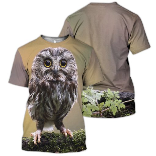 Gearhumans Owl - 3D All Over Printed Shirt
