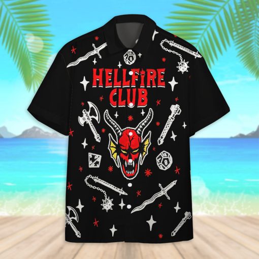 Gearhumans 3D ST HellFire Club Custom Hawaii Shirt 7 Gearhumans 3D ST HellFire Club Custom Hawaii Shirt - Image 7