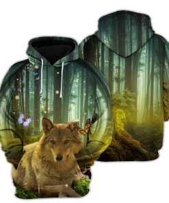 Gearhumans Wofl Butterfly - 3D All Over Printed Shirt