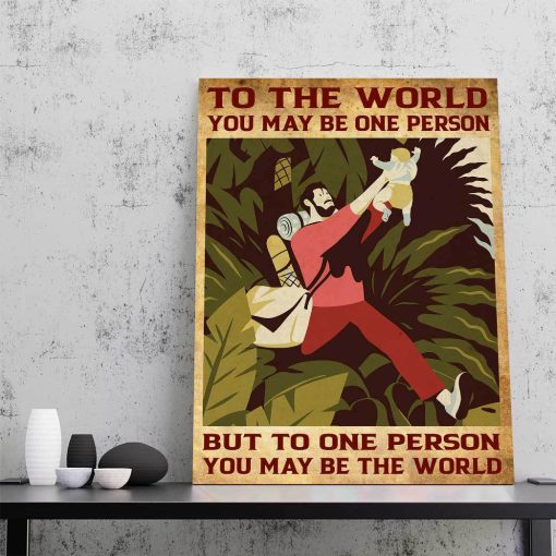 Gearhumans 3D The World To One Person Canvas