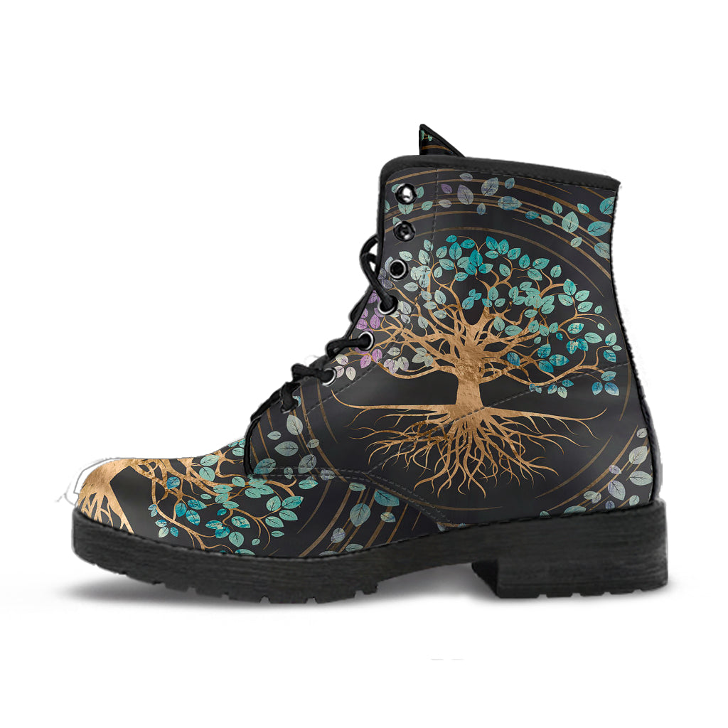 Gearhumans Tree Of Life Leather Boots 2 Gearhumans Tree Of Life Leather Boots