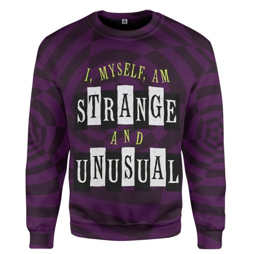 Gearhumans 3D Beetlejuice Strange and Unusual Custom Hoodie Tshirt Apparel - Image 2