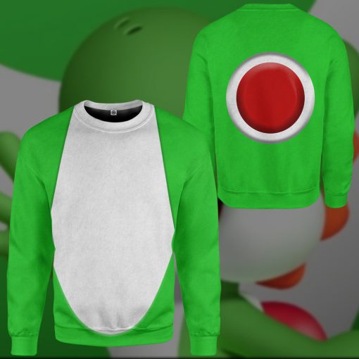 Gearhumans 3D Yoshi Custom Hoodie Tshirt Apparel - Image 10