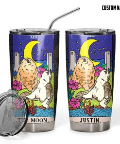 Gearhuman 3D Sad Cat Meme The Moon Tarot Custom Name Tumbler