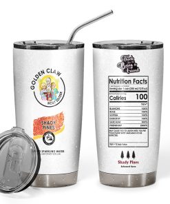 Gearhuman 3D Golden Girls Shady PinesClaw Custom Design Vacuum Insulated Glitter Tumbler