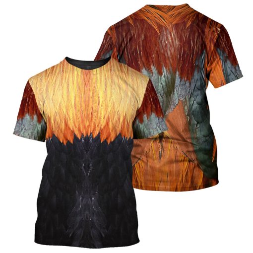 Gearhumans Rooster - 3D All Over Printed Shirt - Image 3