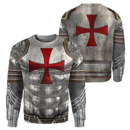Gearhumans Knight Templar - 3D All Over Printed Shirt - Image 2