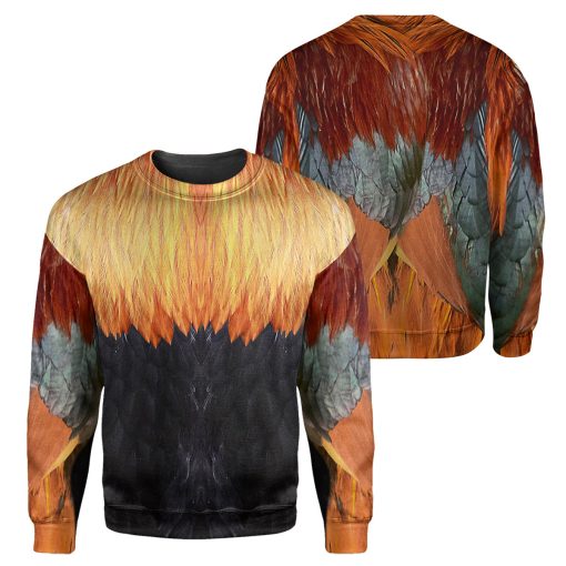 Gearhumans Rooster - 3D All Over Printed Shirt - Image 2