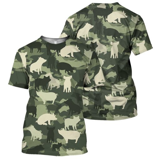 Gearhumans Pig - 3D All Over Printed Shirt - Image 3