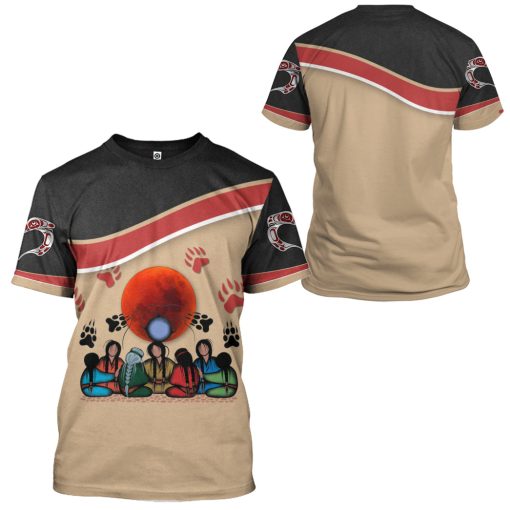 Gearhumans 3D Native Custom Tshirt Hoodie Apparel - Image 8