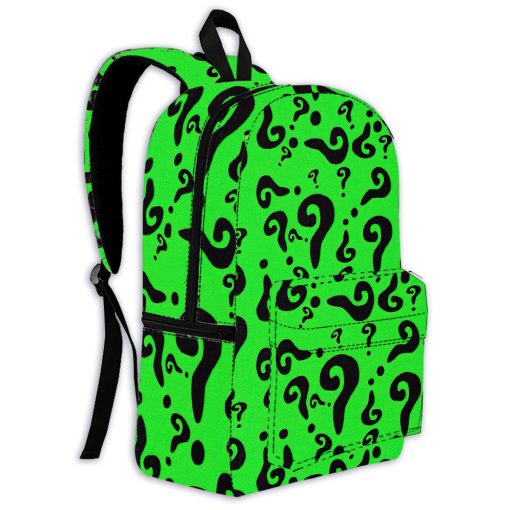 Gearhumans 3D DC The Riddler Custom Backpack - Image 2