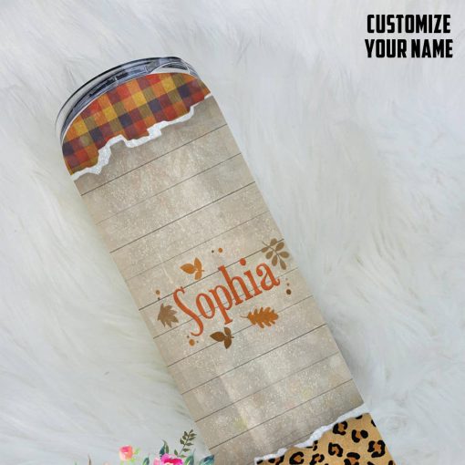 Gearhumans 3D Grandparents Day Blessed To Be Called Grandma Custom Name Design Vacuum Insulated Tumbler - Image 12