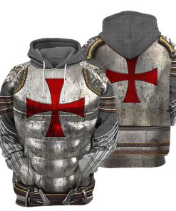Gearhumans Knight Templar - 3D All Over Printed Shirt