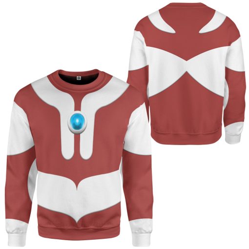 Gearhumans 3D Ultraman Custom Hoodie Tshirt Apparel - Image 6