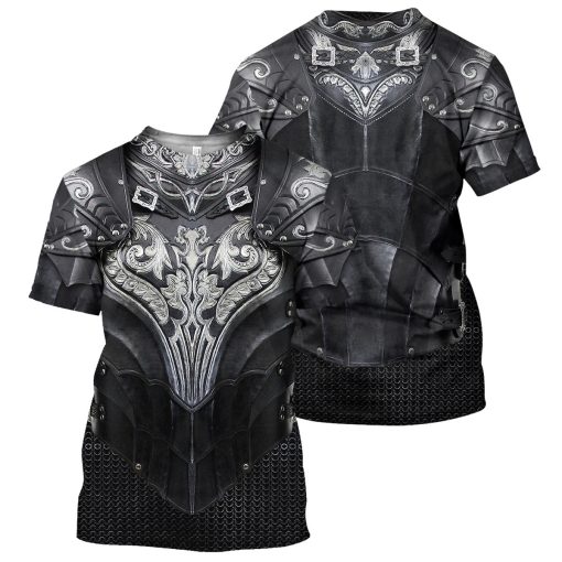 Gearhumans Chainmail Knight - 3D All Over Printed Shirt - Image 3