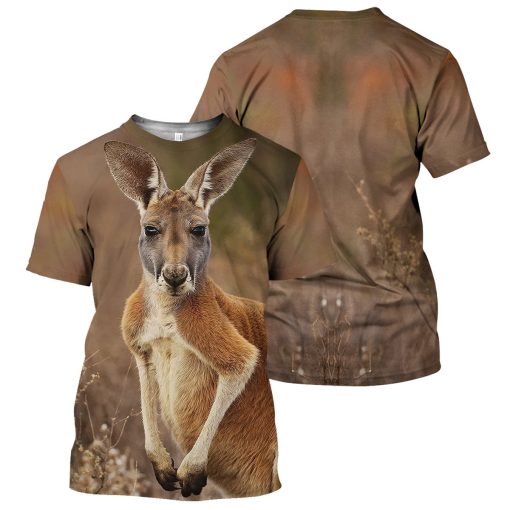 Gearhumans Kangaroo - 3D All Over Printed Shirt 7 Gearhumans Kangaroo - 3D All Over Printed Shirt