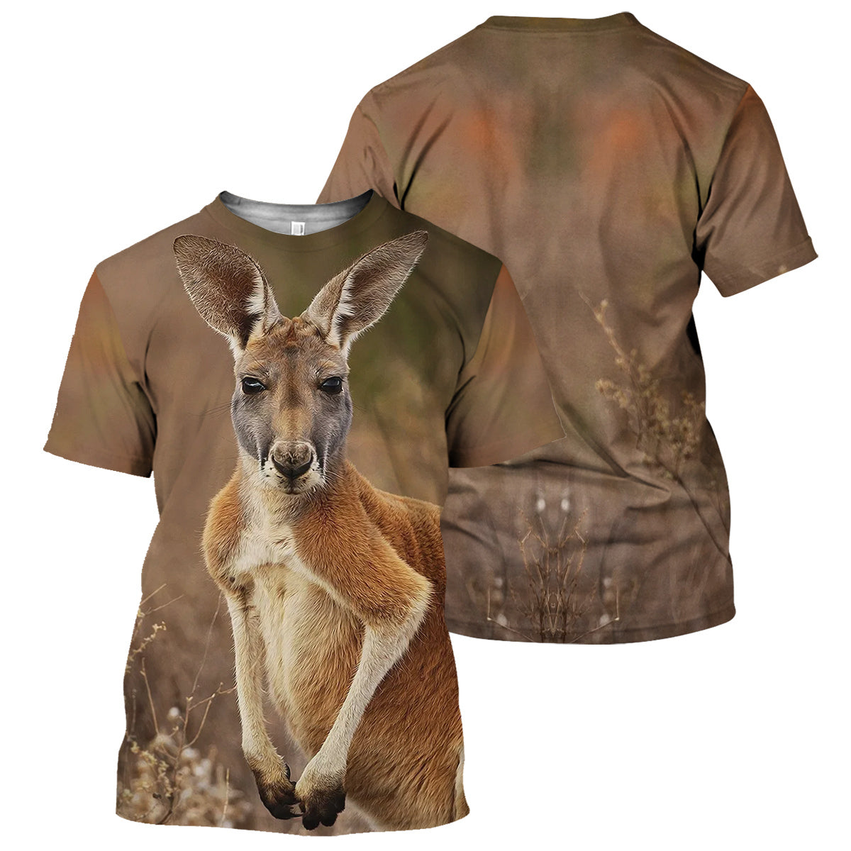 Gearhumans Kangaroo - 3D All Over Printed Shirt 3 Gearhumans Kangaroo - 3D All Over Printed Shirt - Image 3