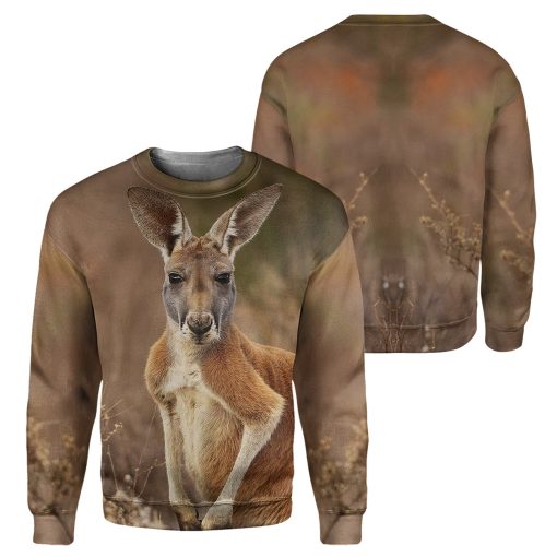 Gearhumans Kangaroo - 3D All Over Printed Shirt 6 Gearhumans Kangaroo - 3D All Over Printed Shirt