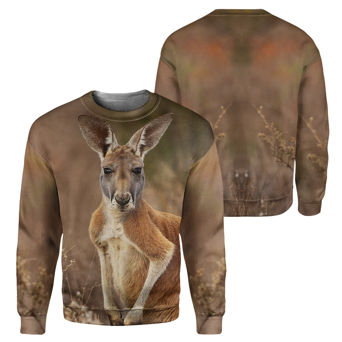 Gearhumans Kangaroo - 3D All Over Printed Shirt 2 Gearhumans Kangaroo - 3D All Over Printed Shirt - Image 2