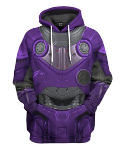 Gearhumans 3D Lightyear Zurg Custom Hoodie Tshirt Apparel