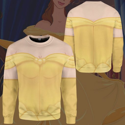 Gearhumans 3D Bella Princess Custom Tshirt Hoodie Apparel - Image 10