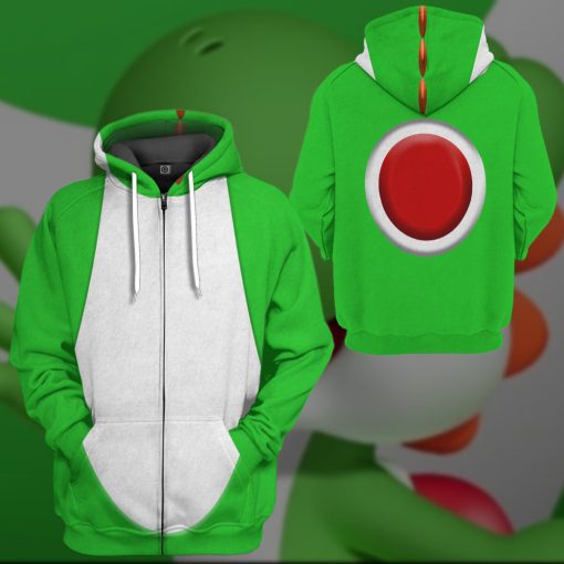 Gearhumans 3D Yoshi Custom Hoodie Tshirt Apparel - Image 12