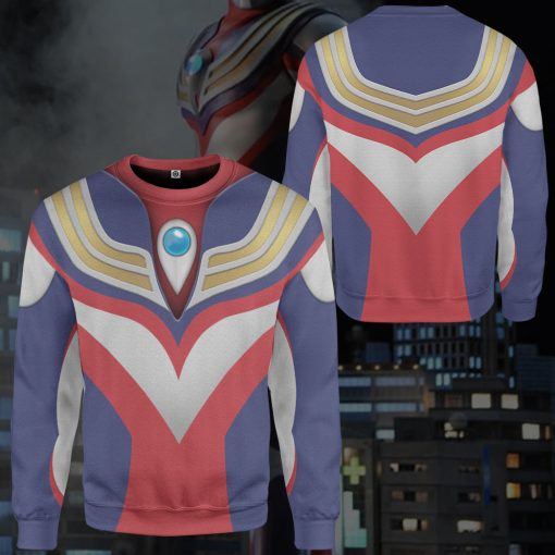 Gearhumans 3D Ultraman Tiga Custom Hoodie Tshirt Apparel - Image 12