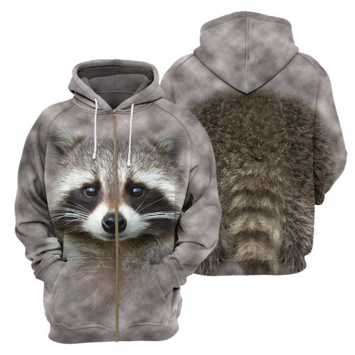 Gearhuman Raccoon - 3D All Over Printed Shirt - Image 4