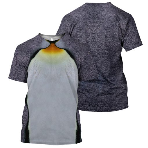 Gearhumans Penguin- 3D All Over Printed Shirt - Image 3