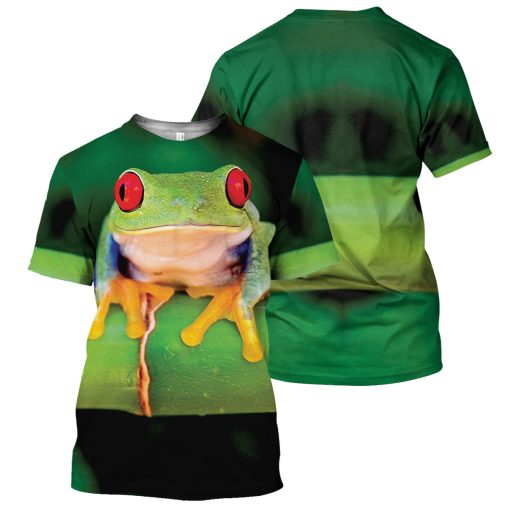 Gearhumans Frog - 3D All Over Printed Shirt - Image 3