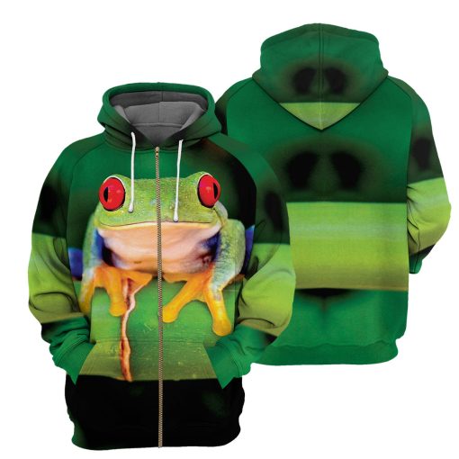 Gearhumans Frog - 3D All Over Printed Shirt - Image 4