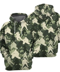 Gearhumans Hockey Camo - 3D All Over Printed Shirt